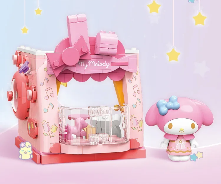 ā
Official Sanrio Characters Happy Home City Villas Building Block Sets Toy NEW