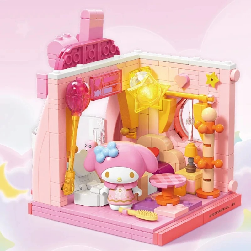 ā
Official Sanrio Characters Happy Home City Villas Building Block Sets Toy NEW