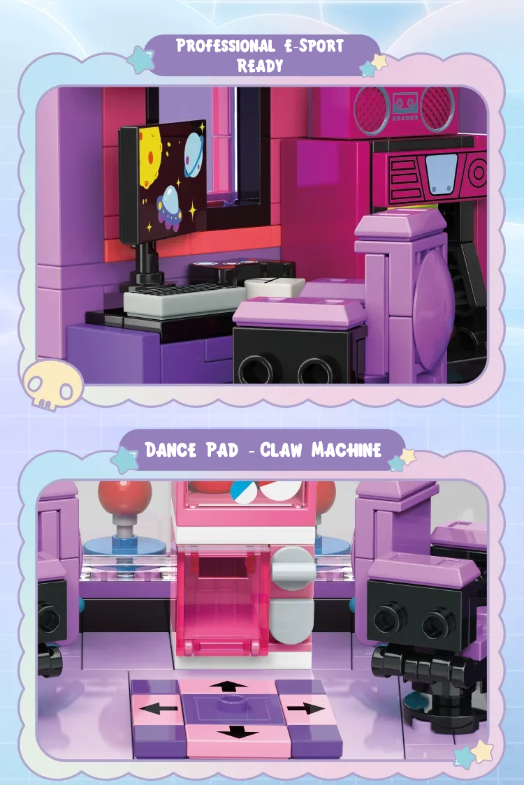 ā
Official Sanrio Characters Happy Home City Villas Building Block Sets Toy NEW