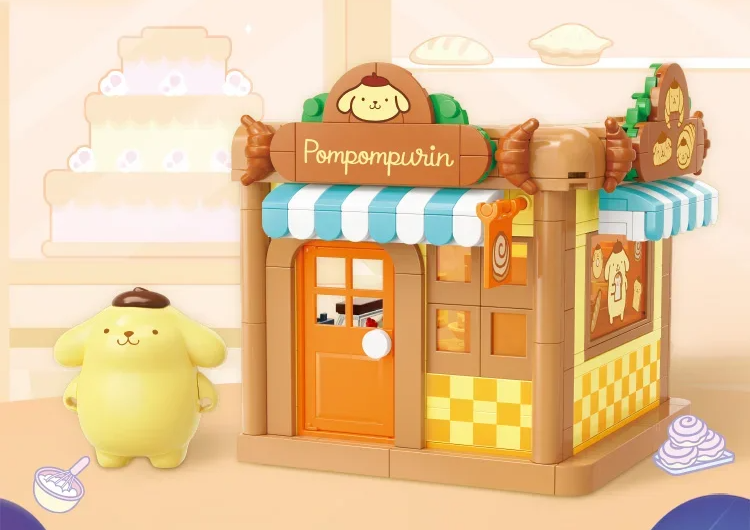 ā
Official Sanrio Characters Happy Home City Villas Building Block Sets Toy NEW