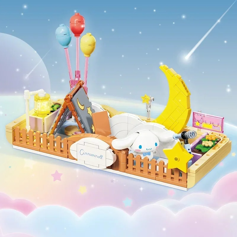 ā
Official Sanrio Characters Happy Home City Villas Building Block Sets Toy NEW