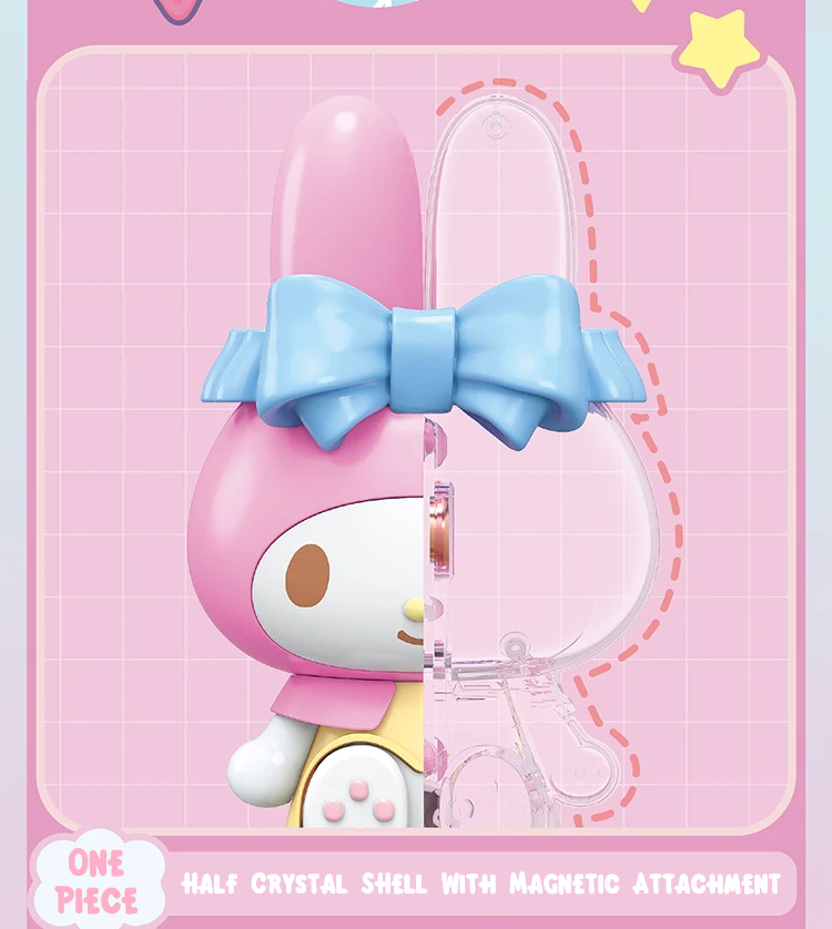 β
Official Sanrio Characters Boba Pearl Bubble Tea Building Block Sets Toy NEW