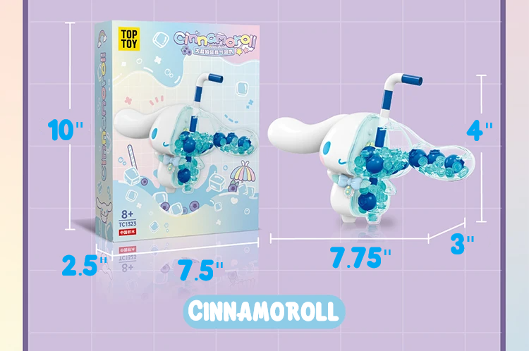β
Official Sanrio Characters Boba Pearl Bubble Tea Building Block Sets Toy NEW