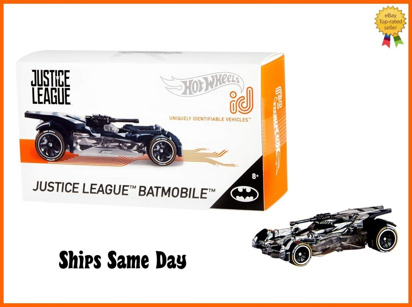 Mattel Hot Wheels ID Justice League Batmobile Batman Limted Edition Series 1 New