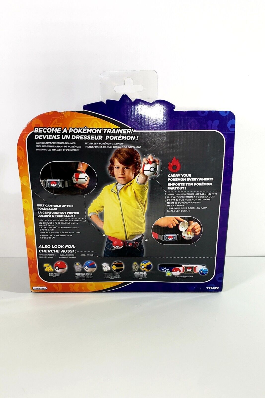 Official Pokemon Clip N Carry Belt Charmander Timer Poké Ball Fun Tomy Toy NEW