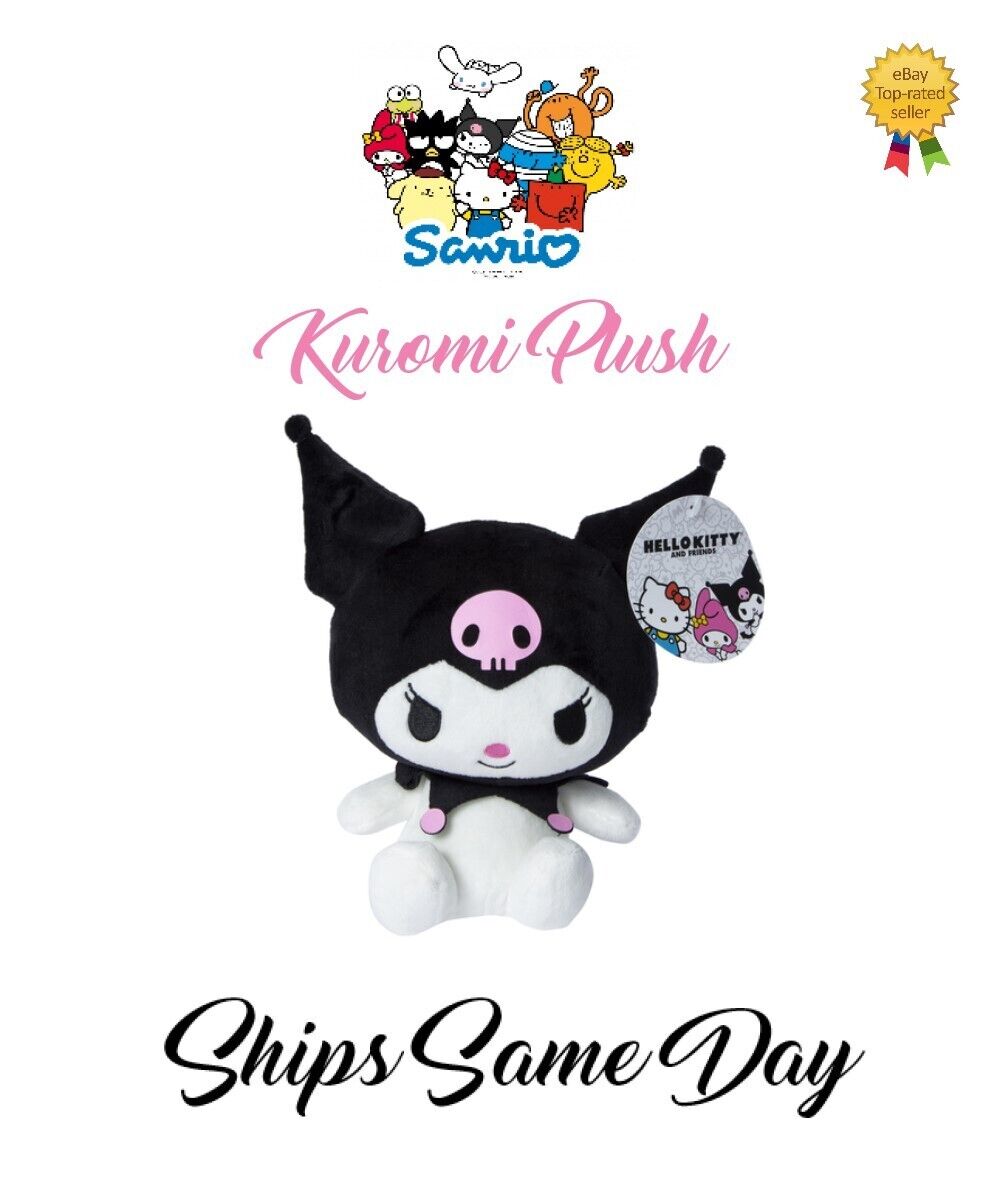 Official Sanrio Kuromi Ultra Soft & Super Cute Plush 8" Kawaii Anime Toy NEW