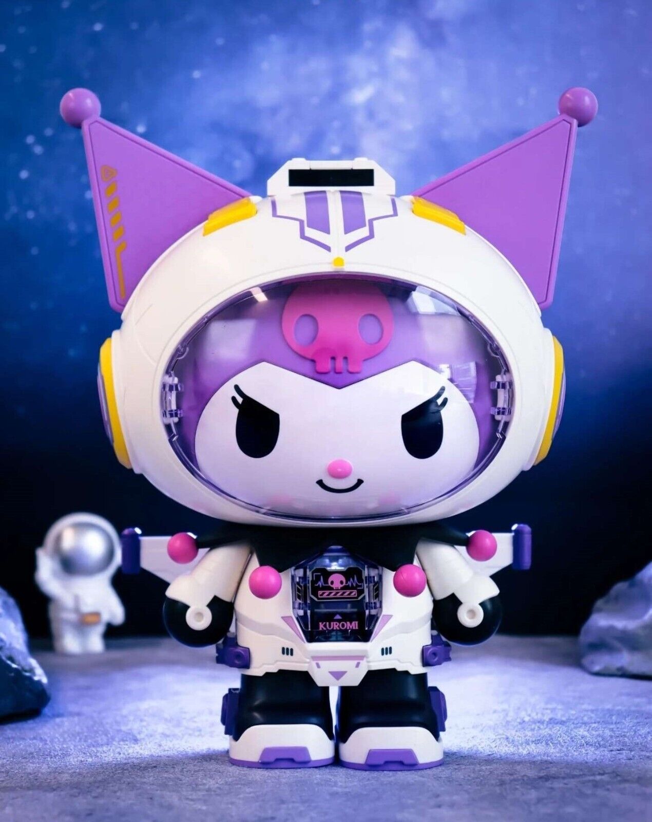 Official Sanrio TopToy Kuromi Space Traveler Pilot Building Blocks Set Fun NEW
