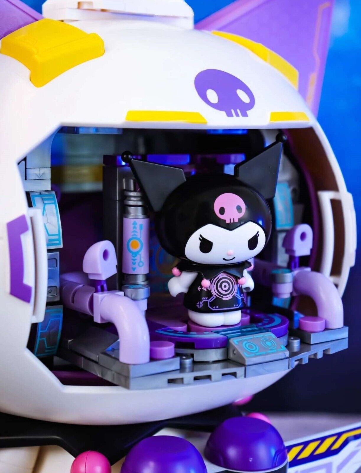 Official Sanrio TopToy Kuromi Space Traveler Pilot Building Blocks Set Fun NEW
