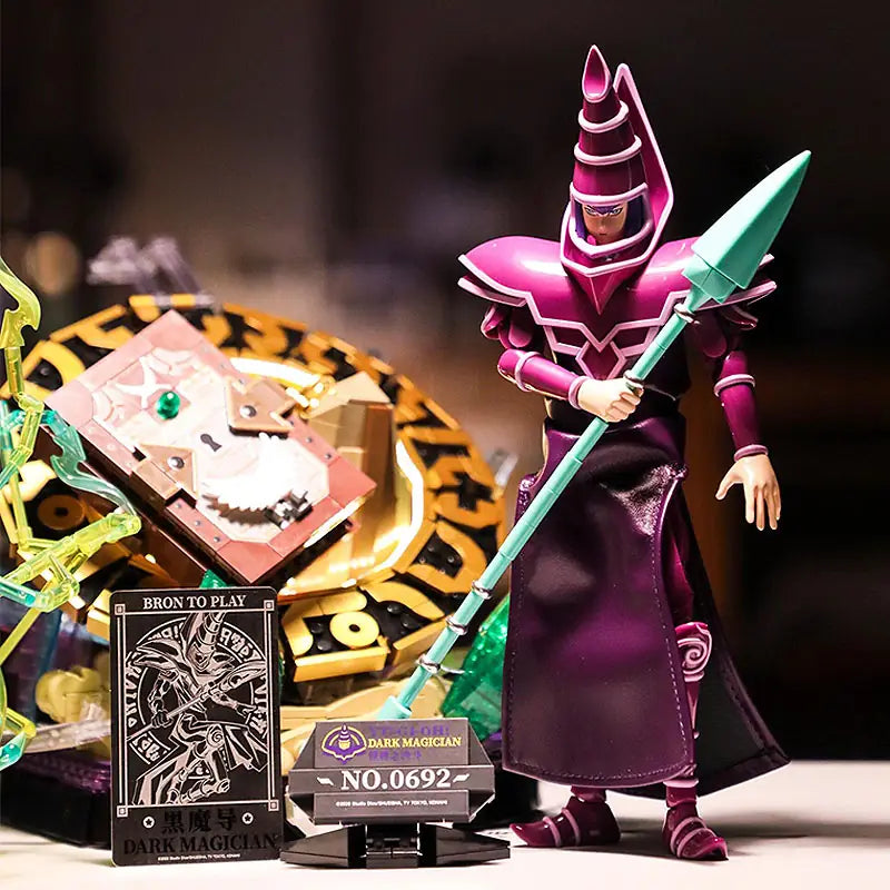 Yu Gi Oh Dark Magician Building Blocks Set 14" Tall