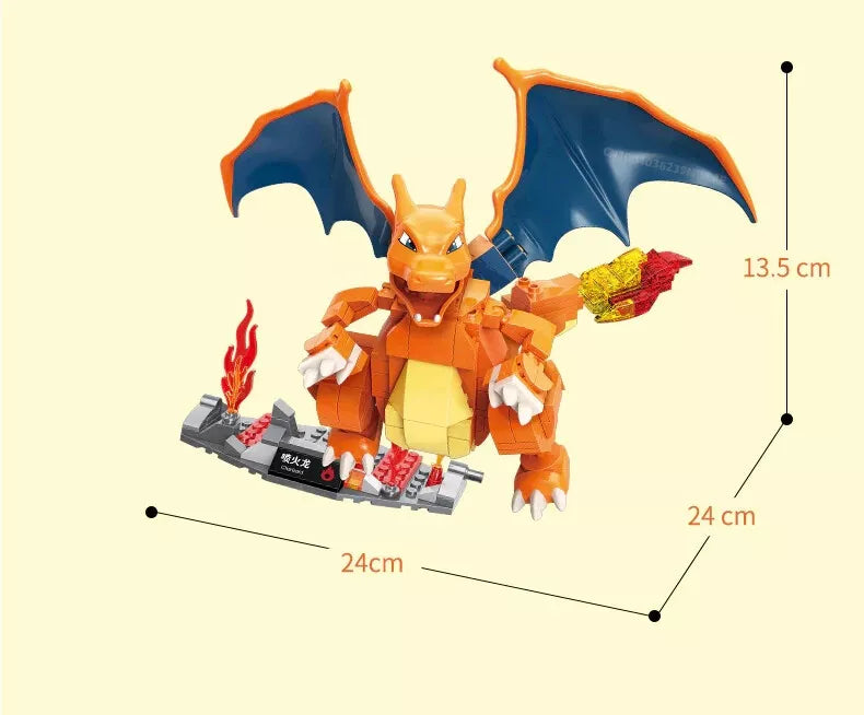 NEW Official Pokémon Charizard Building Blocks 273pc Toy Set