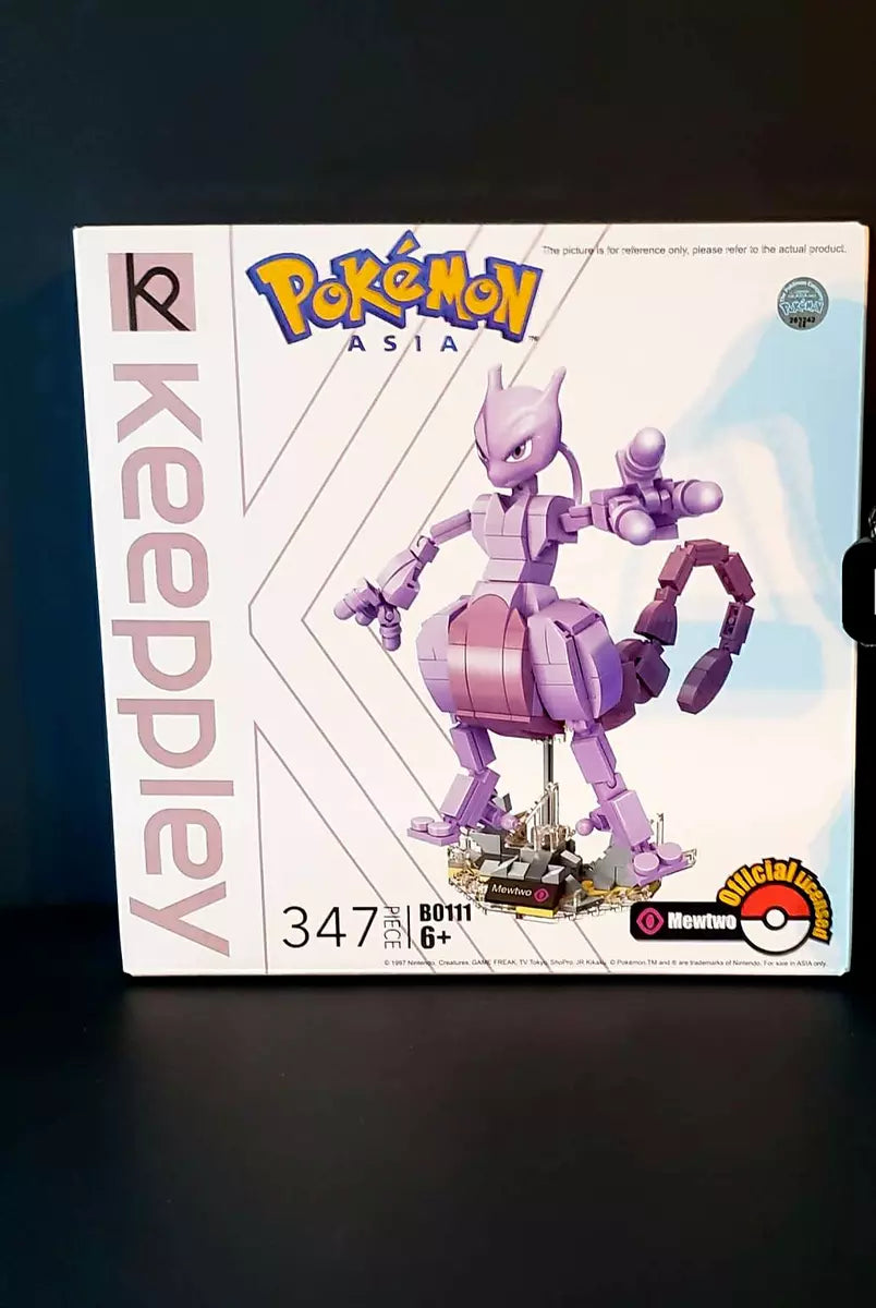 NEW Official Pokémon Mewtwo Building Blocks 347pcs Toy Set