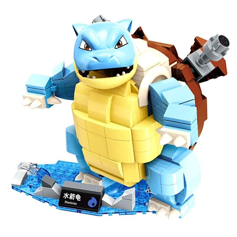 NEW Official Pokémon Blastoise Building Blocks Set 385Pcs Creative Fun Toy