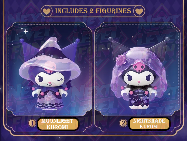 Sanrio Kuromi Amethyst Castle 19" Tall Building Blocks Set DIY Toy