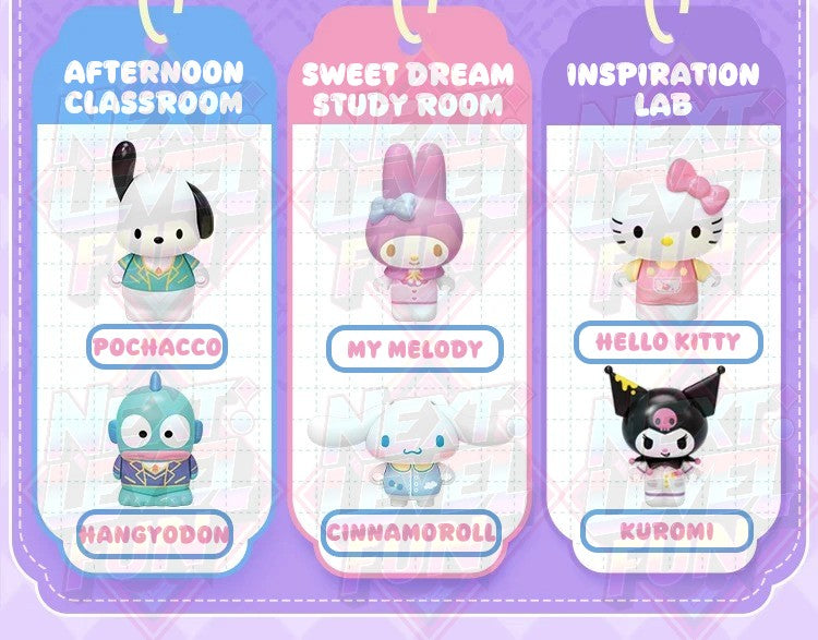 Sanrio College Academy 3-Floor Building Blocks Set DIY Creative Toy