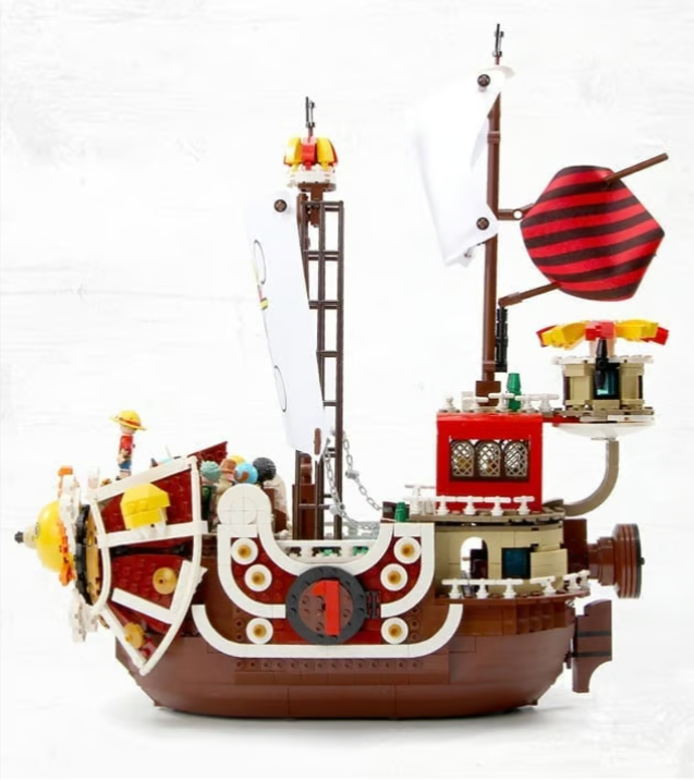 One Piece LARGE 18" Thousand Sunny Boat EPIC Building Blocks Set Luffy Sanji NEW