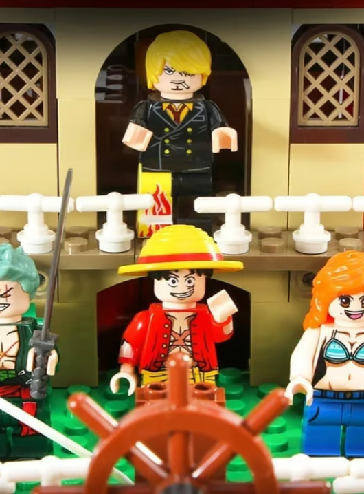 One Piece LARGE 18" Thousand Sunny Boat EPIC Building Blocks Set Luffy Sanji NEW