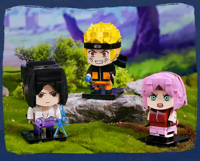 Officially Licensed Naruto Anime Characters Building Block Toy Set