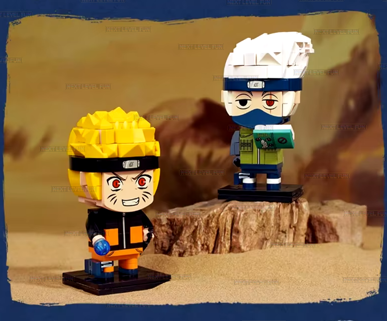 Officially Licensed Naruto Anime Characters Building Block Toy Set