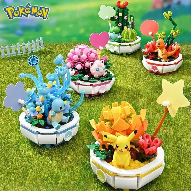 NEW Pokémon Super Succulent Plants Building Block Sets Creative Toy