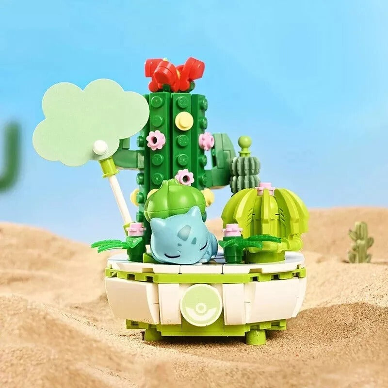 NEW Pokémon Super Succulent Plants Building Block Sets Creative Toy