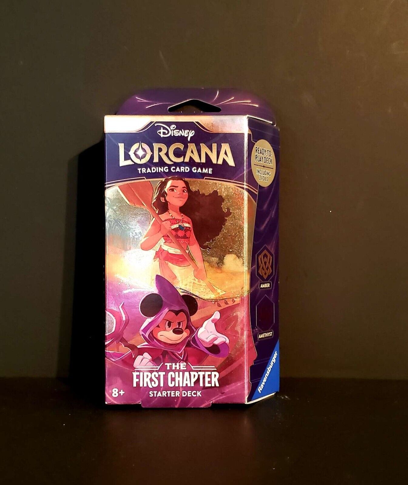 ✅ Disney Lorcana TCG Starter Deck Mickey Moana The First Chapter Booster NEW