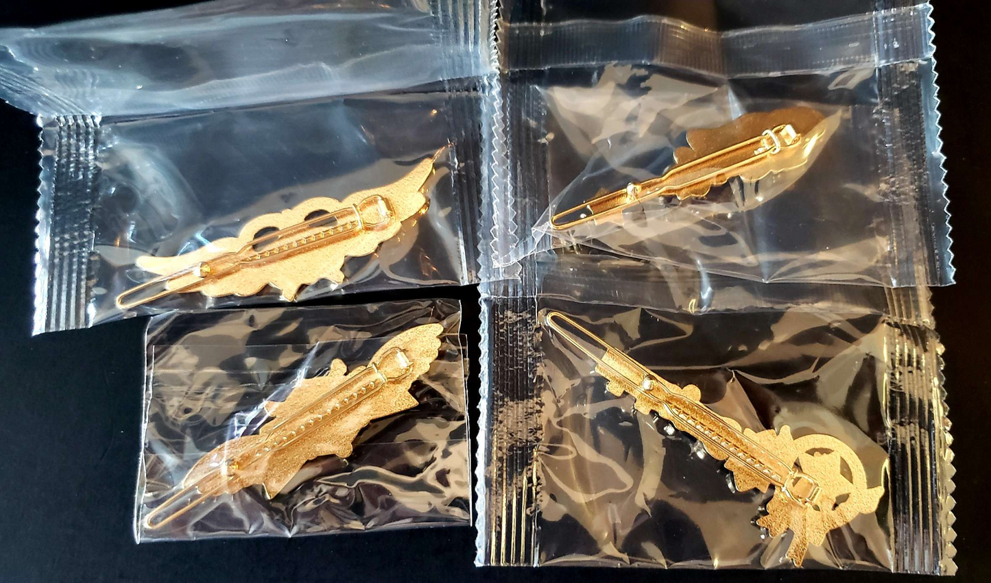 Sailor Moon Crystal Pendants Sakura Anime 4-PC Hair Pin Brooch Set - BRAND NEW
