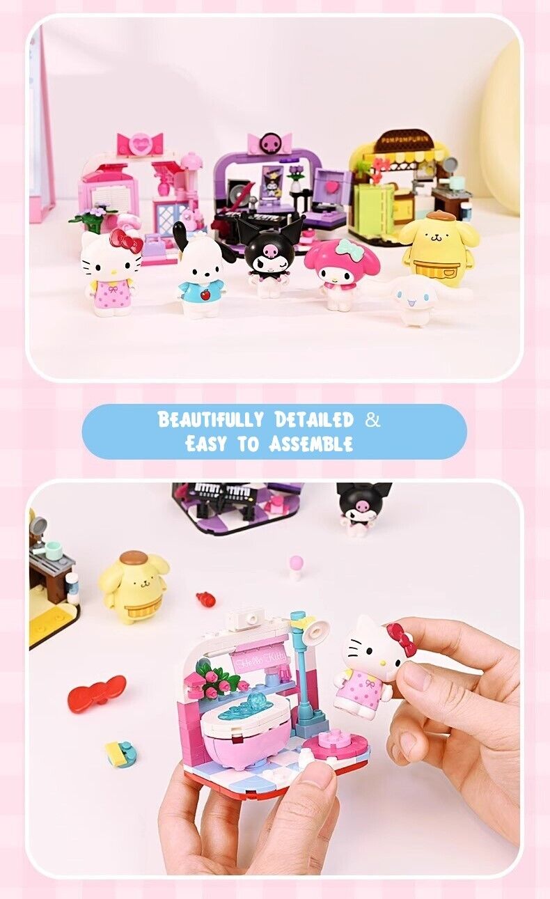 Genuine Sanrio Characters Family Home Life Series Building Block Sets Toy NEW 🩷