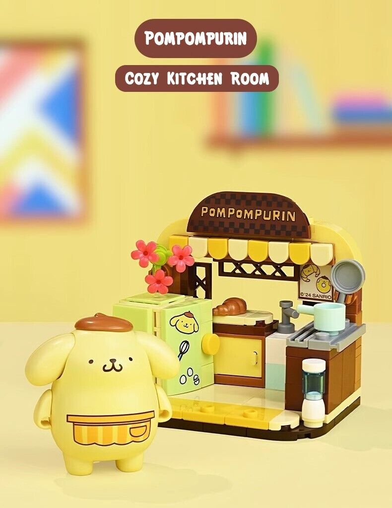 Genuine Sanrio Characters Family Home Life Series Building Block Sets Toy NEW 🩷