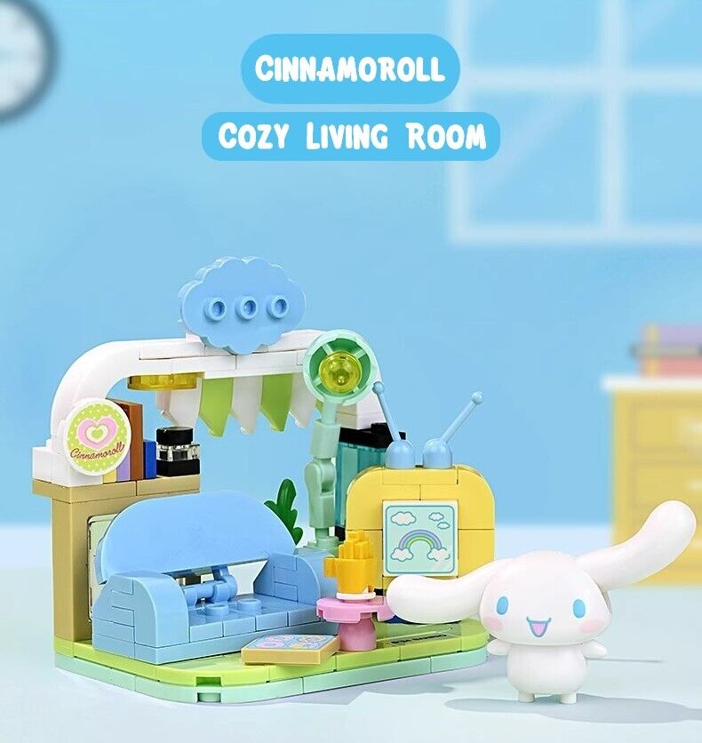 Genuine Sanrio Characters Family Home Life Series Building Block Sets Toy NEW 🩷