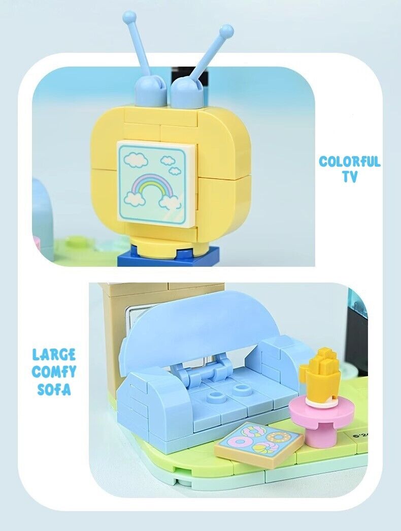 Genuine Sanrio Characters Family Home Life Series Building Block Sets Toy NEW 🩷