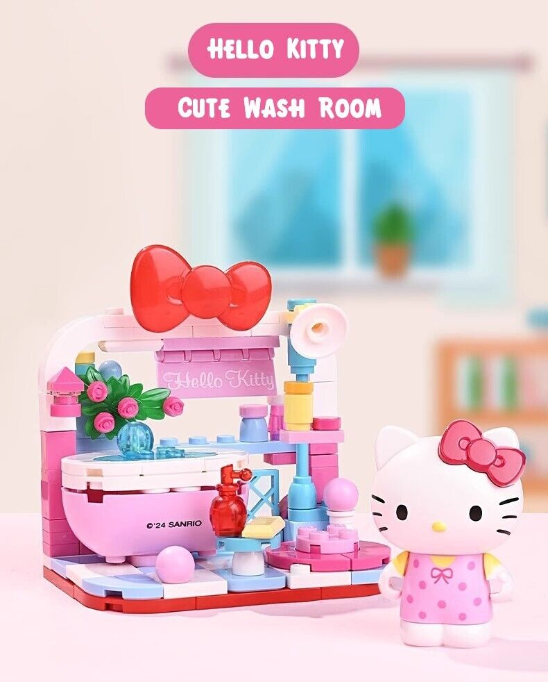 Genuine Sanrio Characters Family Home Life Series Building Block Sets Toy NEW 🩷