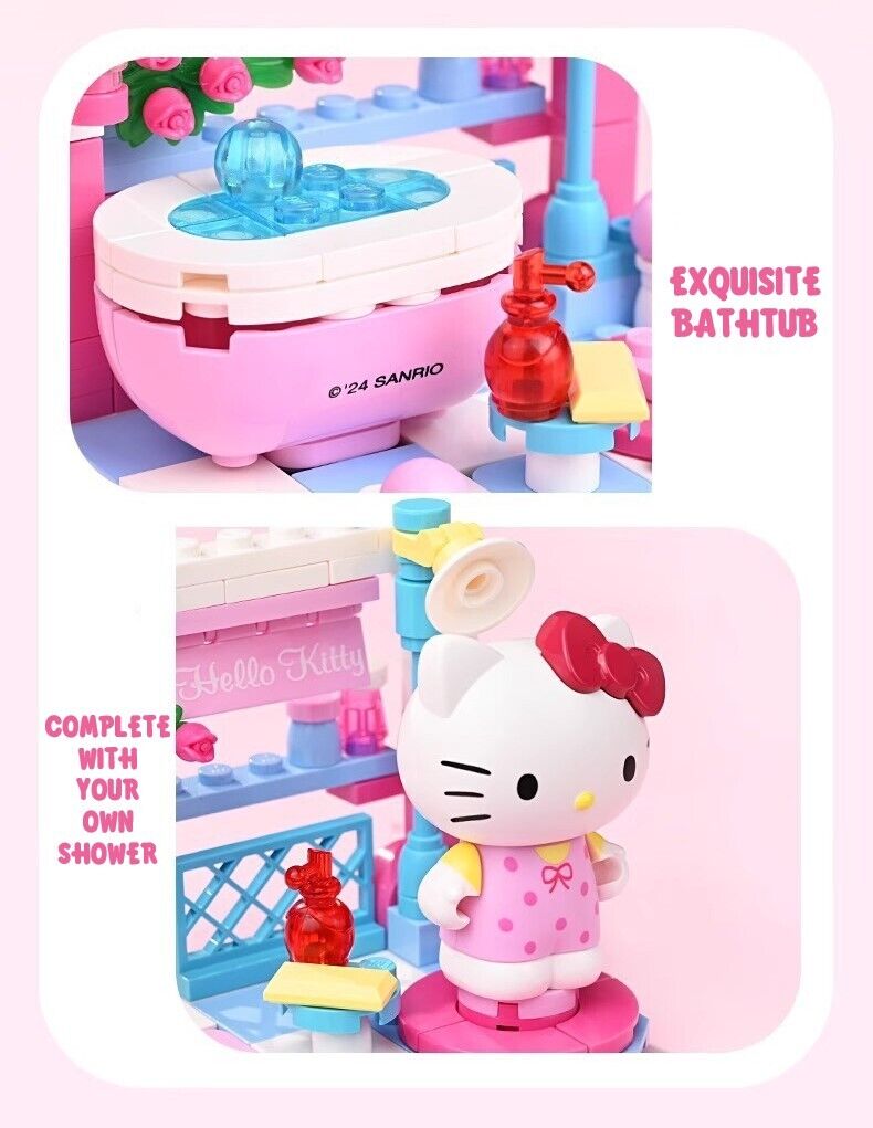 Genuine Sanrio Characters Family Home Life Series Building Block Sets Toy NEW 🩷